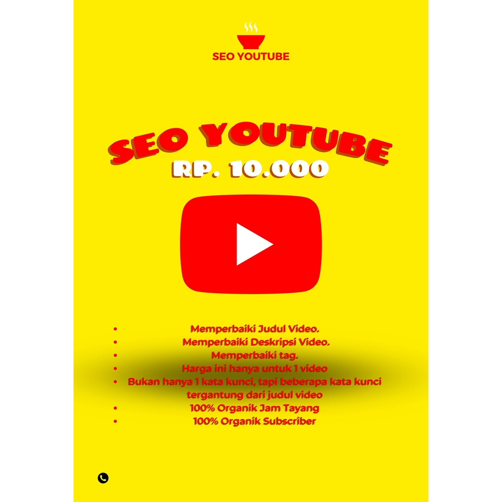 SEO Youtube Menambah View Organik Terbaik