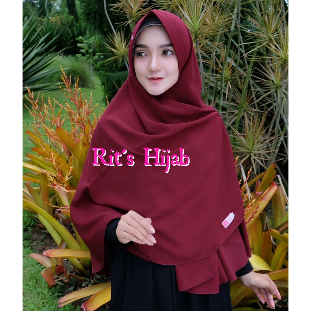 DAILY KHIMAR RERE SUPER JUMBO XL PET ANTEM INSTAN SYARI HIJAB ANAYA INSTANT SIMPEL SYAR'I MURAH SALE