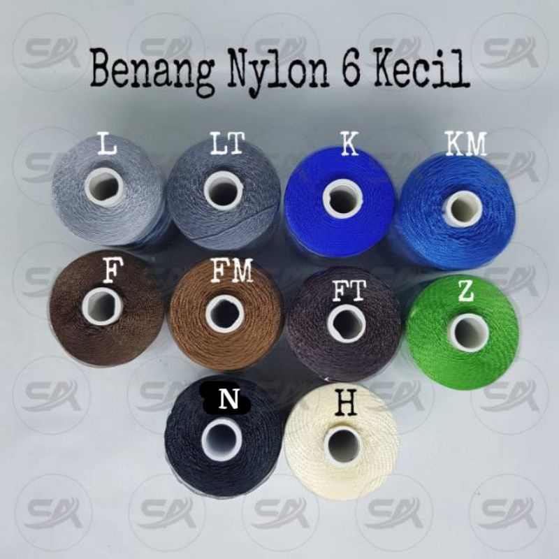 [ECER] BENANG NYLON NO 6 KECIL / NILON 6 CAP PENITI (CONS)