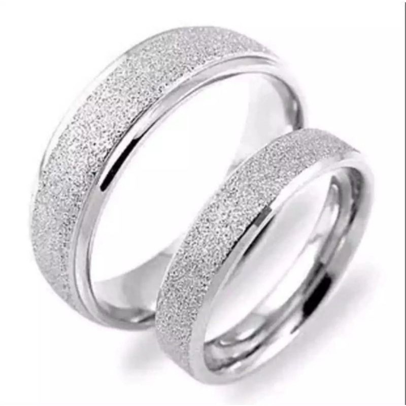 Cincin Pasir Titanium Warna Putih Pasir