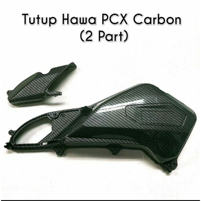 tutup filter udara cover pcx new lokal karbon nemo