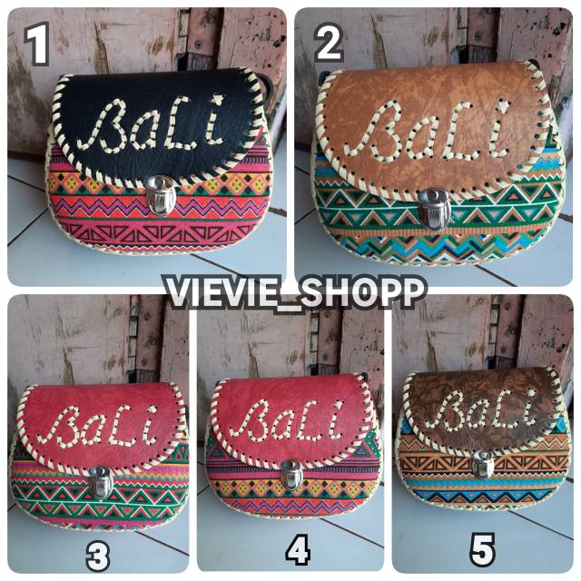 Tas Wanita Selempang Tribal Bali