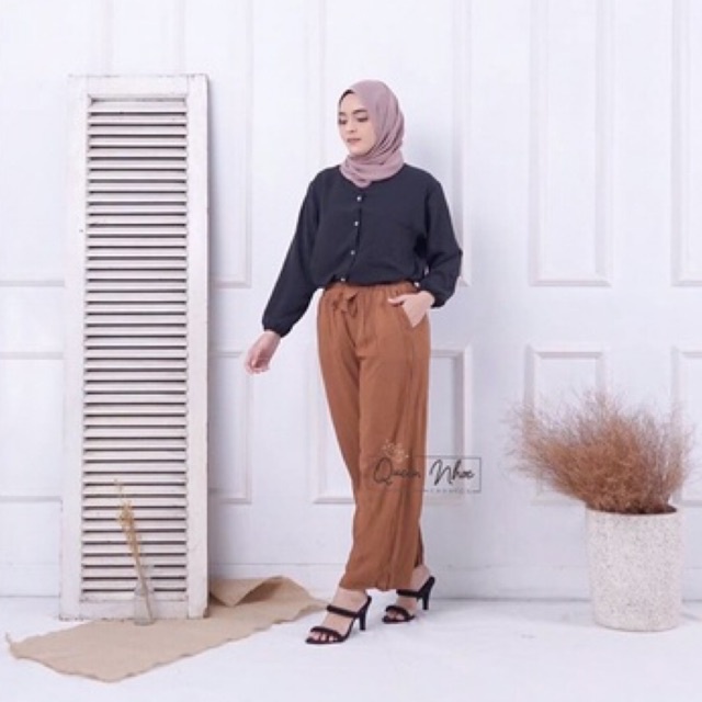 CELANA KULOT WANITA RAYON CRINKLE PREMIUM OCI CHENA