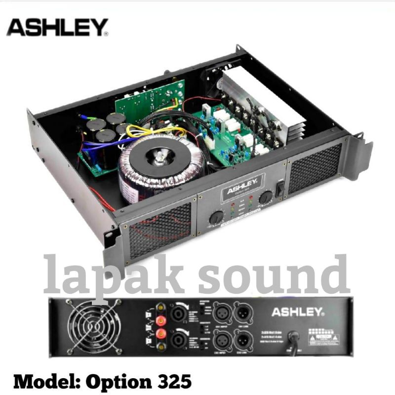 Power Ashley Option 325 Original Amplifier Ashley Class AB