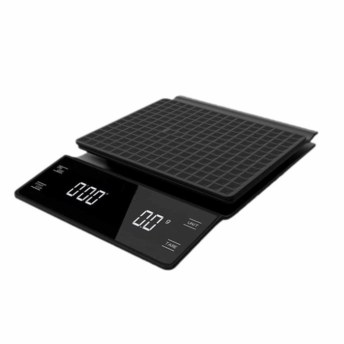GS8 Timbangan Kopi Digital 3KG / 0.1GR Timer V60 Drip Coffee Scale Premium Alas Karet Akurat