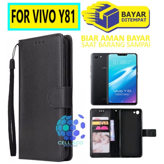 Flip cover VIVO Y81 Flip case buka tutup kesing hp casing hp flip case leather wallet