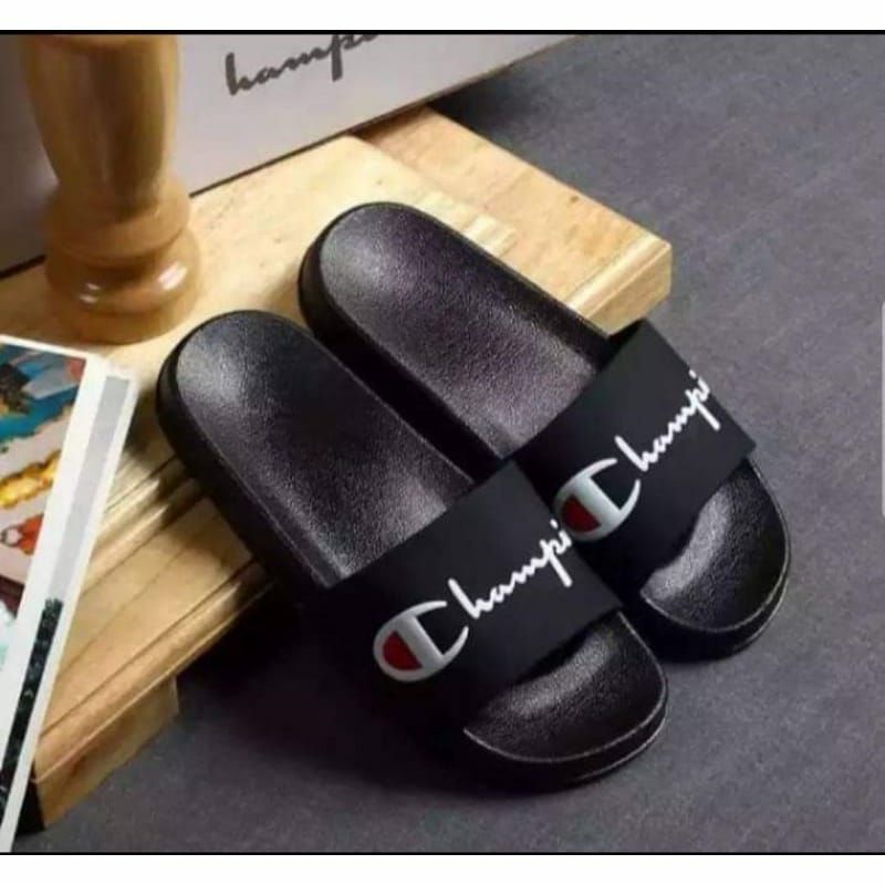 (COD) Sandal Slop Pria/Wanita/Sandal Karet Champions