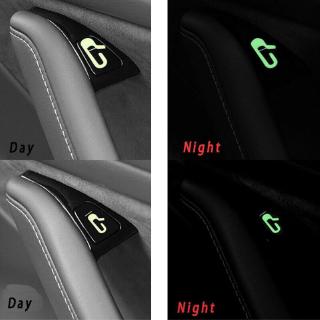 Youn 8pcs Set Car Door Open Exit Sticker Decal Fit For Tesla Model