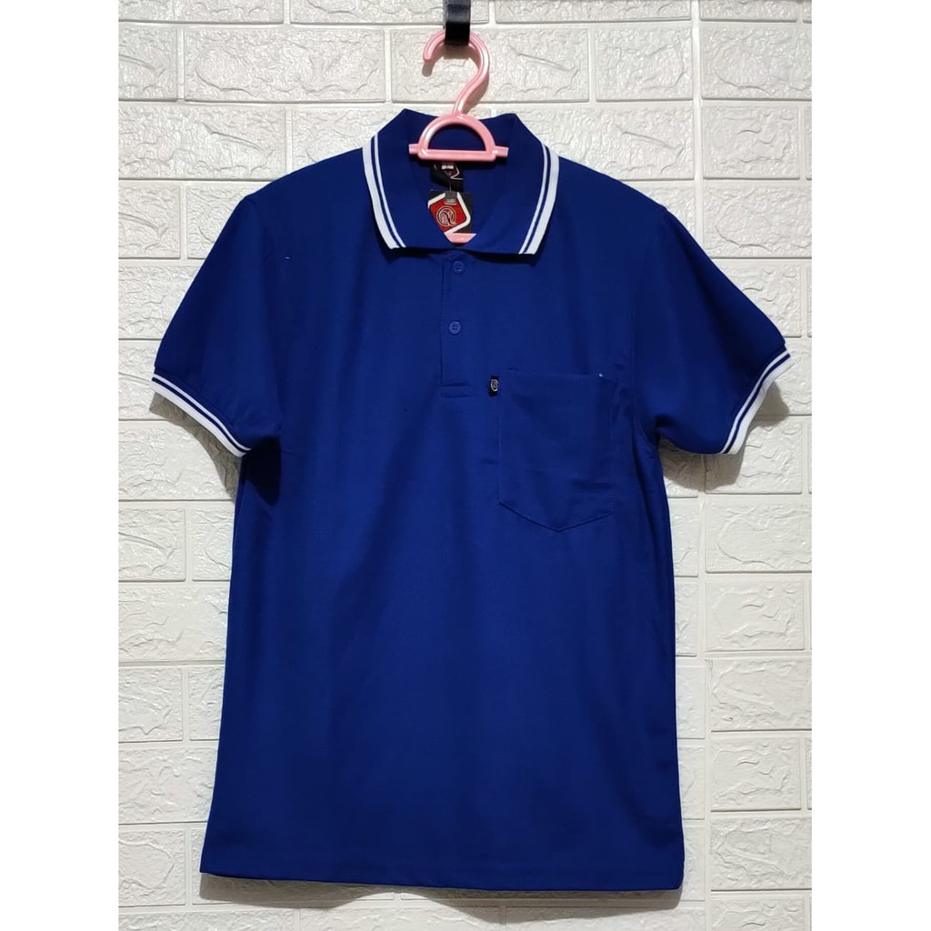 Noveli wear - Kaos polo pria polos saku | kaos kerah pria saku dewasa lengan pendek size L XL XXL