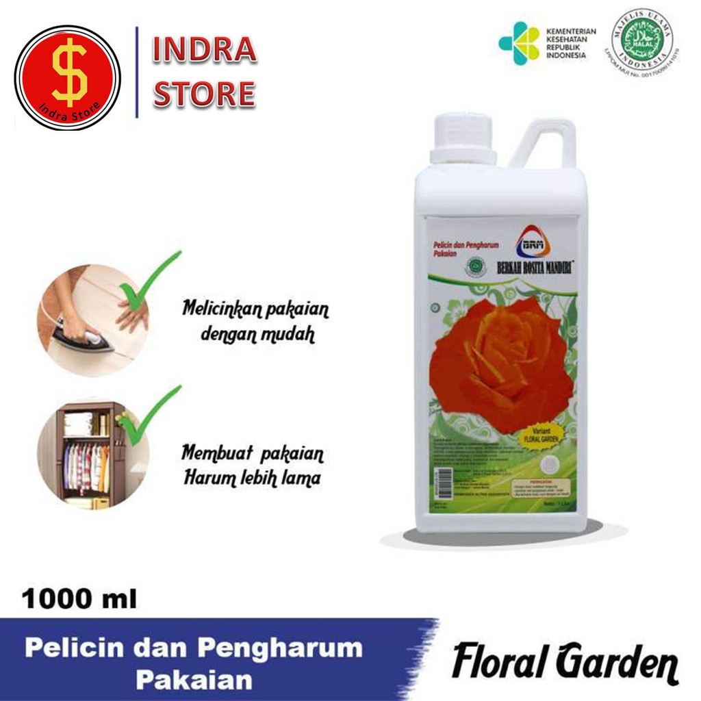 Pelicin Dan Pengharum Mawar Pakaian Laundry / Pelicin Baju BRM