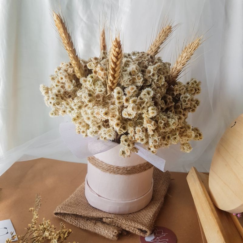 dried flower bloom box hadiah-gift