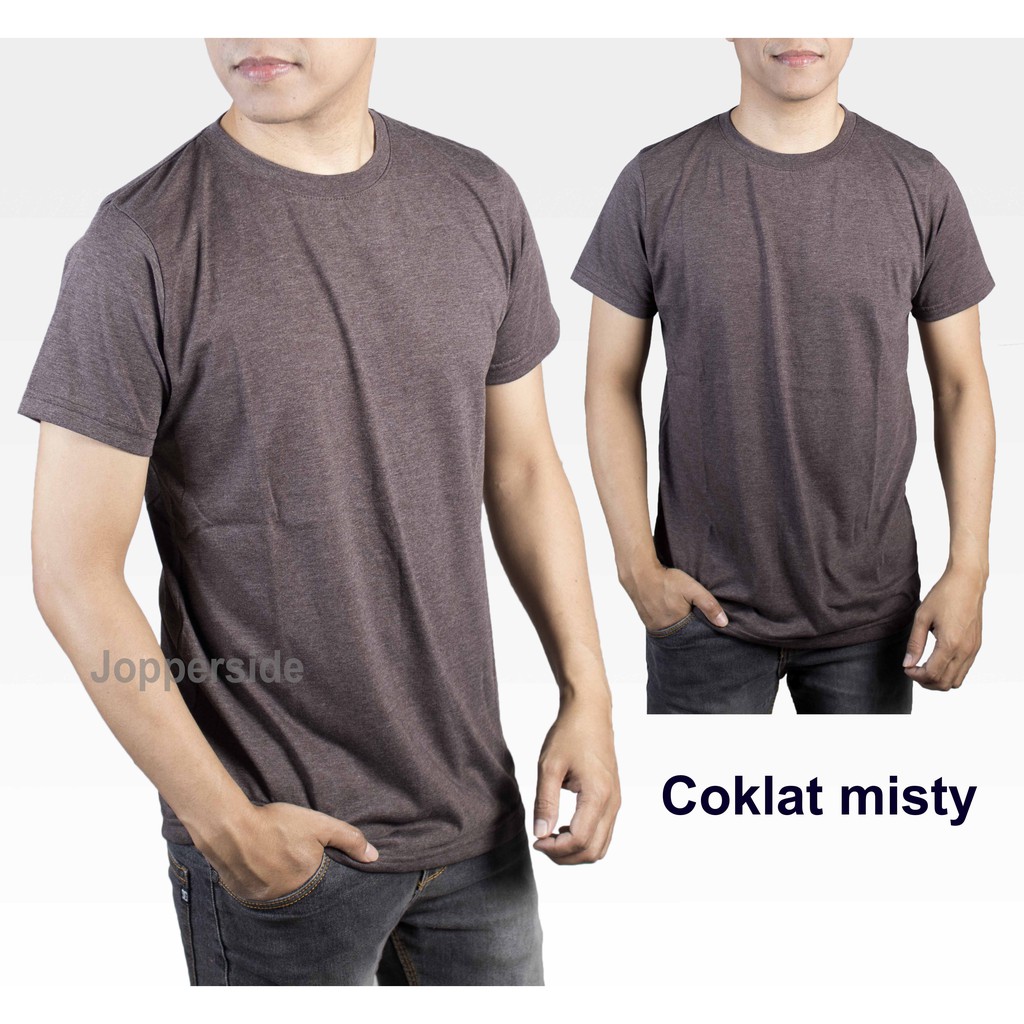 Jopperside baju kaos polos bahan katun combed premium pria tb1