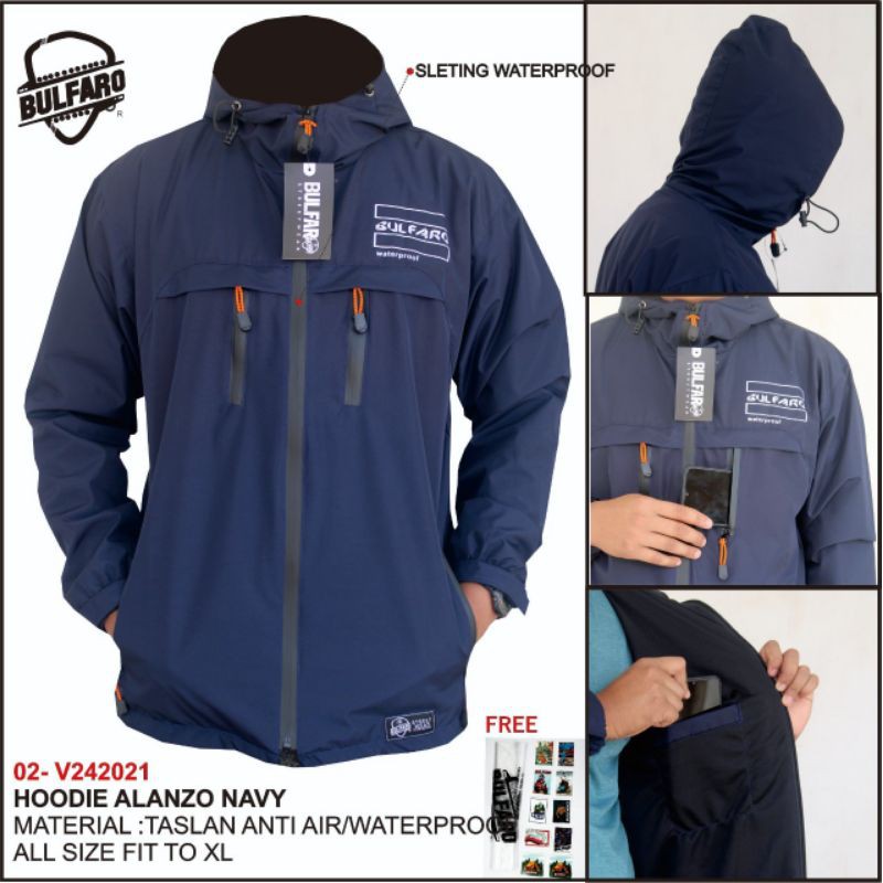 JAKET PRIA ANTI AIR / JAKET TASLAN PRIA WATERPROOF / JAKET WATERPROOF