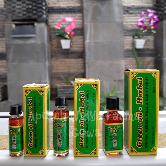 Jual Green Oil Herbal Minyak Herbal Mual Dan Sakit Perut Indonesia Shopee Indonesia