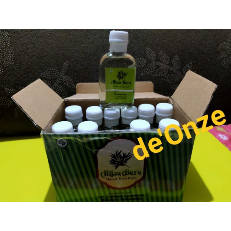 MINYAK KAYU PUTIH HIJAU BURU ASLI AMBON 40 ml