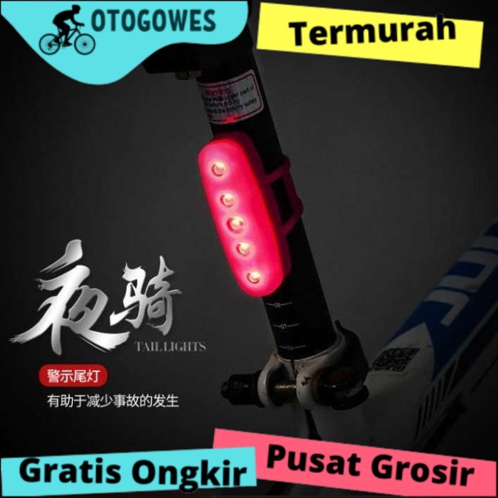 Lampu Belakang sepeda gunung lipat polygon Recharge DC109