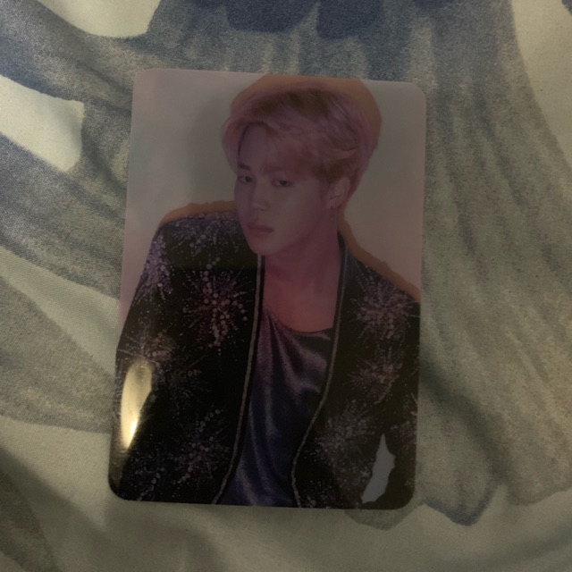 bts jimin essay book photocard official