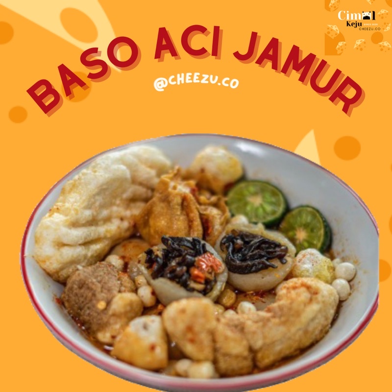 

BASO ACI JAMUR KUPING JUMBO KRENYES MANTAP INCLUDE TOPPING LENGKAP