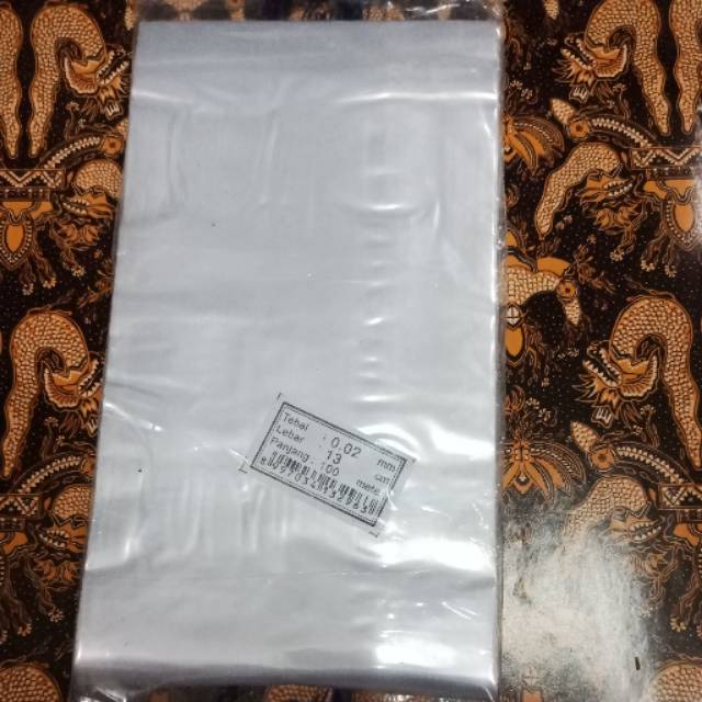 

Plastik rol bening 0.02x13 cm panjang 100 meter