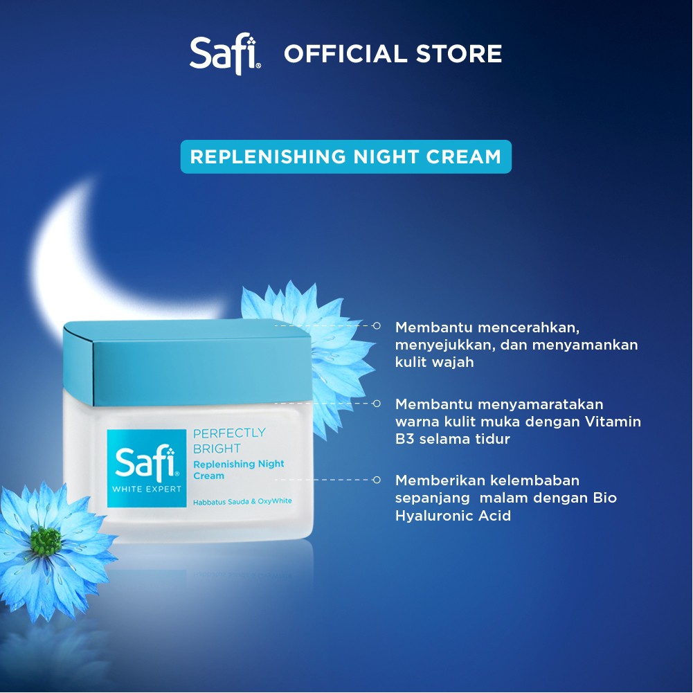 [PAKET GLOWING] SAFI White Expert  [cleanser 50+ Gold Water 30ml +Day Cream 20gr + Night Cream 2r0g]