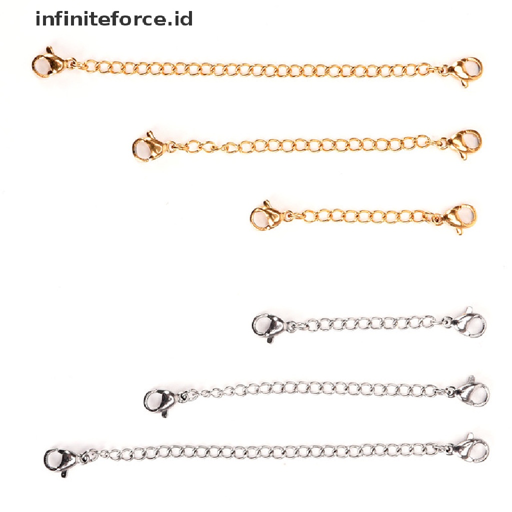 Rantai Extender Tail Links Untuk Perhiasan Kalung Gelang Dan Anting