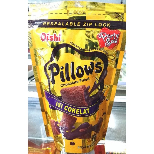 

Oishi Pillows Coklat 100gr