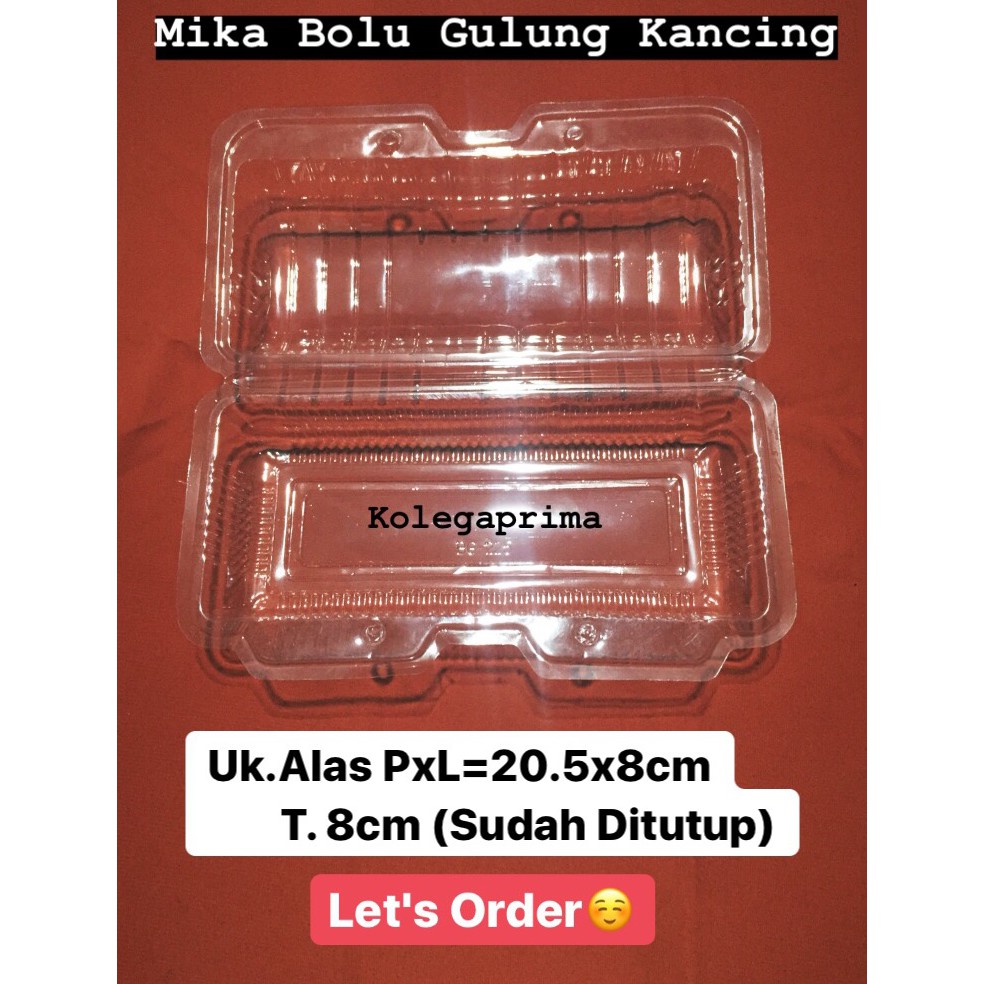 MIKA BOLU GULUNG/ BG 225/ MIKA BOLU TUTUP KANCING MURAH ISI 50PCS