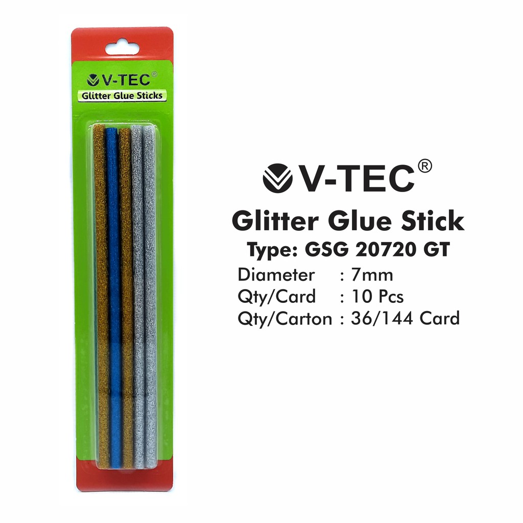 

V-TEC GLUE STICK TYPE GSG 20720 GLITTER