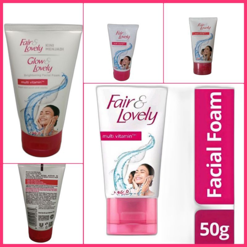 FACIAL FOAM GLOW &amp; LOVELY 50G