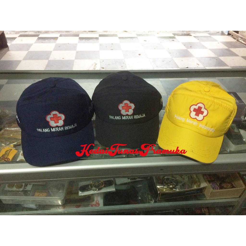 TOPI PMR TOPI PMI TOPI PALANG MERAH REMAJA TOPI PALANG