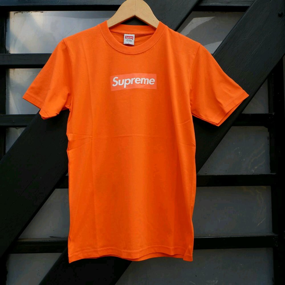 supreme orange shirt