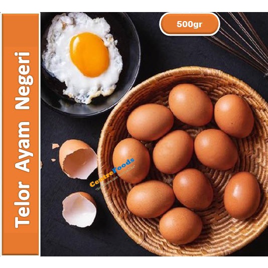 

Telor Ayam Negeri - Telur Mentah Fresh | 500gr [ Harga Per 0,5 Kg ]