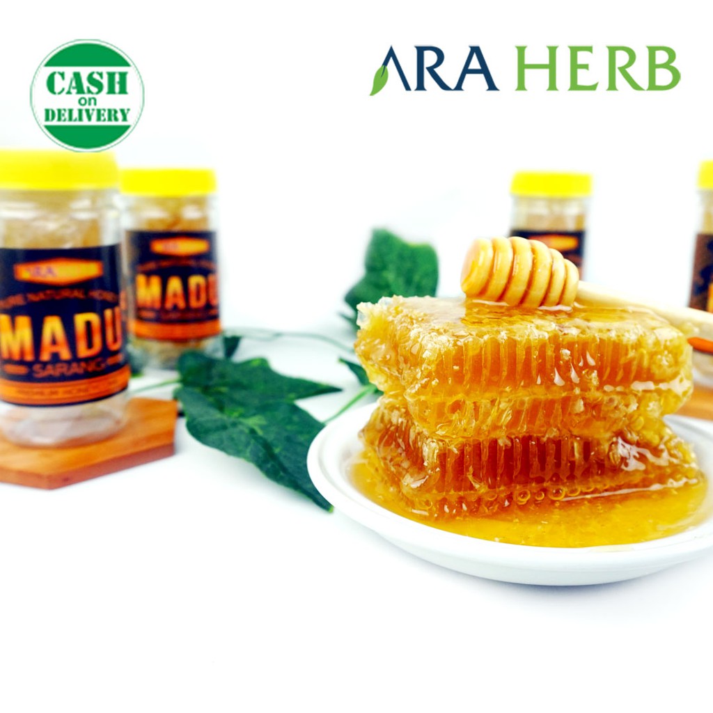 Madu Sarang Asli Honeycomb Malifera 100 Gram / Madu Sarang Lebah Asli