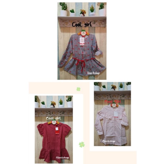 Atasan blouse tunik anak perempuan Cool girl | cool kids | lee cooper | rodeo junior