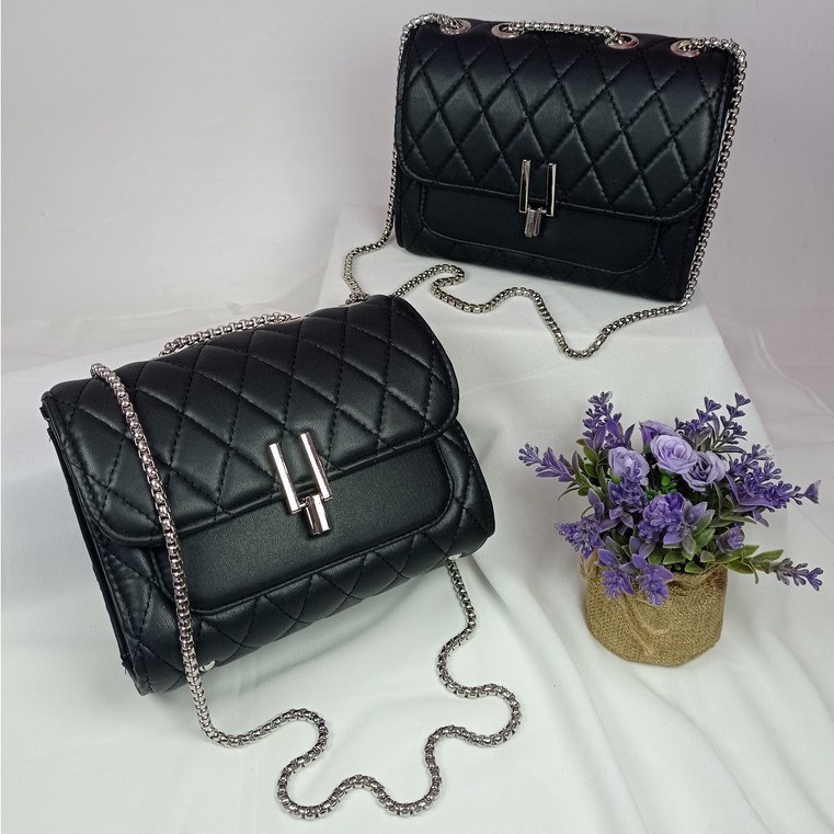 Tas selempang wanita-aljayastore- Princes Hitam Rantai