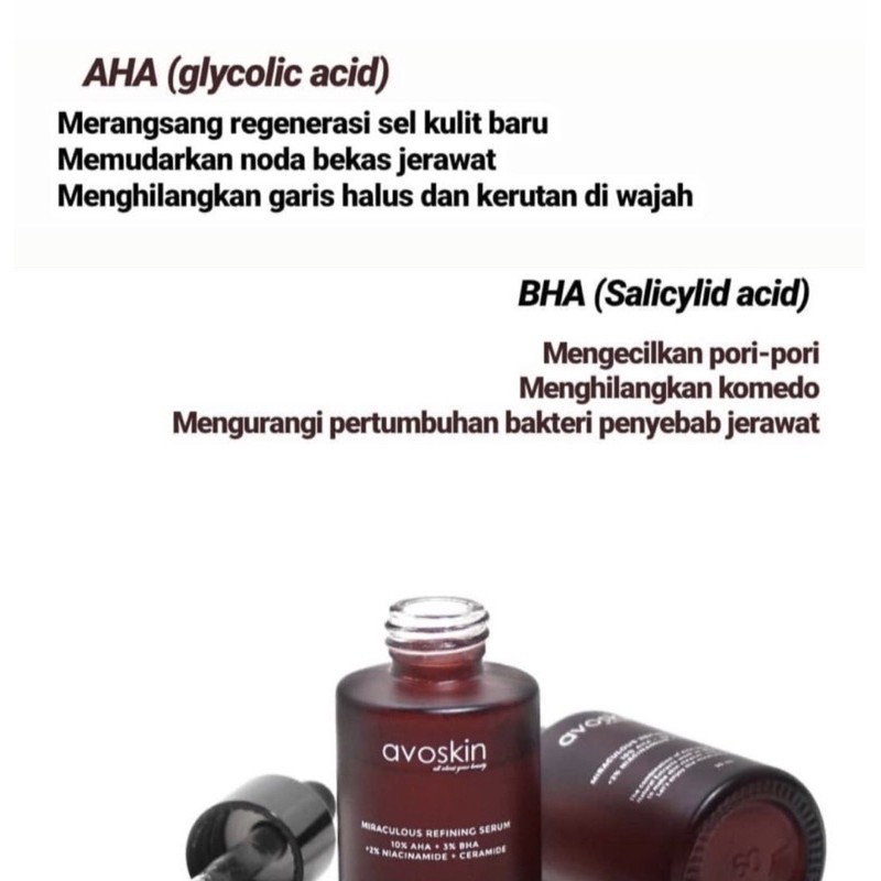 Avoskin Miraculous Regenerate Refining Serum [Exfoliating Serum] Ndk78