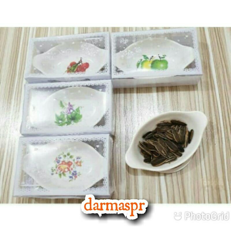 Souvenir Mangkok Perahu Kemasan Mika ( ISI 40 PCS )