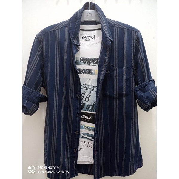 TERMURAH Kemeja Flanel CARDINAL Casual jeans ORIGINAL