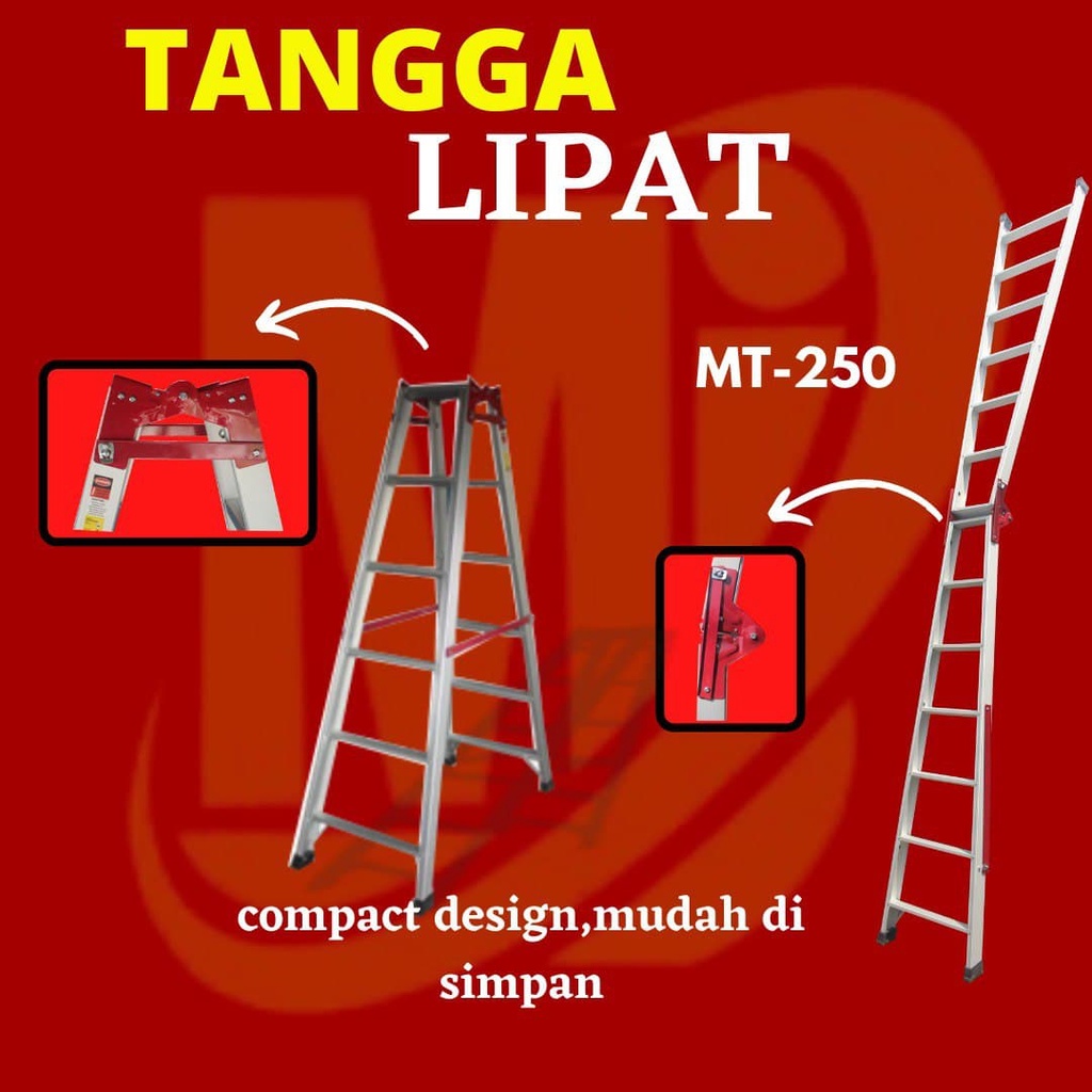 Tangga Lipat Aluminium MASTAH 250 CM