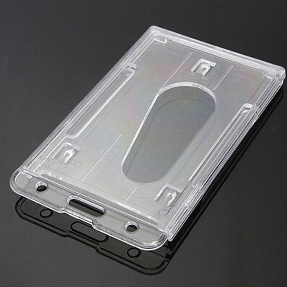 Quinton Badge Holder New Vertical Plastik Bening