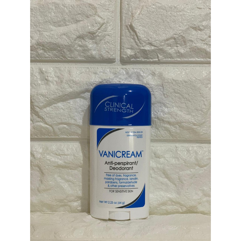 Jual Vanicream Anti-Perspirant Deodorant - Clinical Strength - 24Hour ...