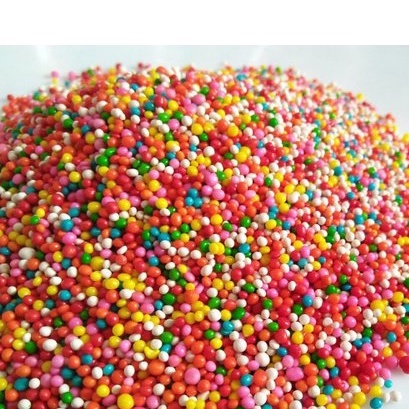 

Sprinkle Manik 50 gr Gula Butir Rainbow warna warni trimit hiasan kue