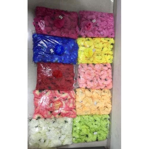 Bunga Artificial Crisan tanpa tangkai isi 100 bunga per bungkus