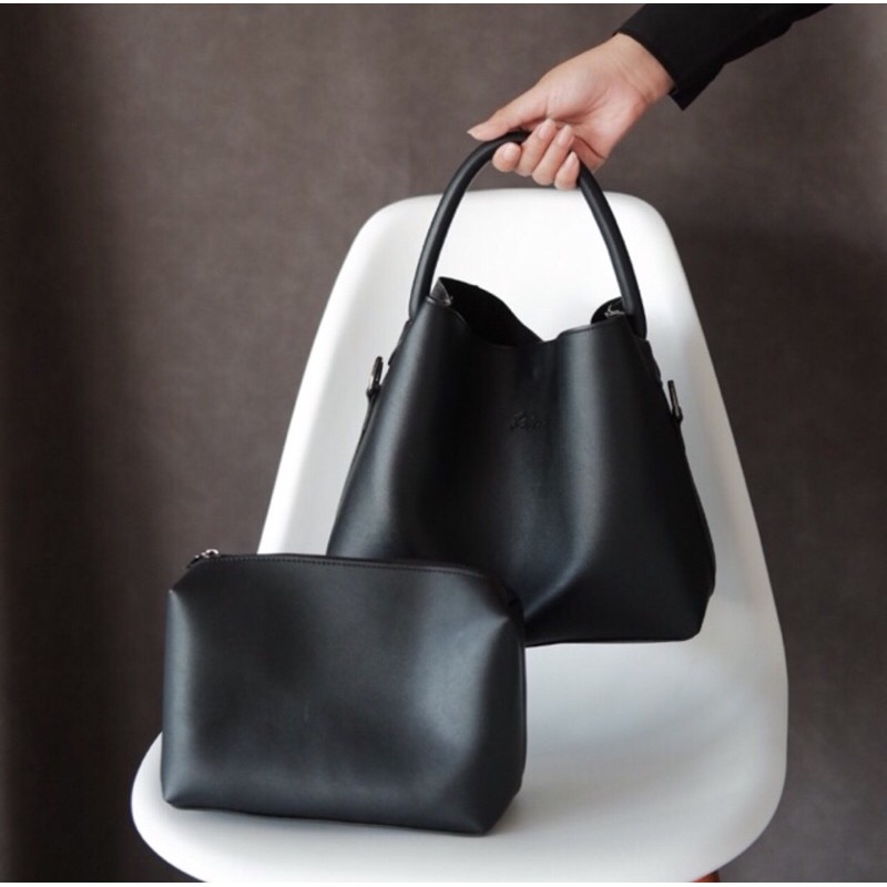 LANA BAG BLACK MERK PRIOR/PRELOVED