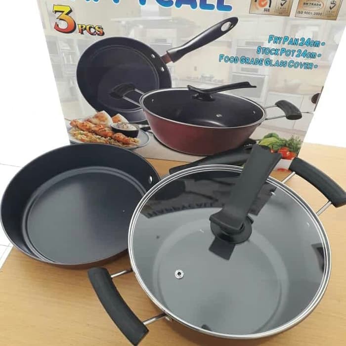 Panci Set 3 Pcs Happy Call / Panci Set Happy Call