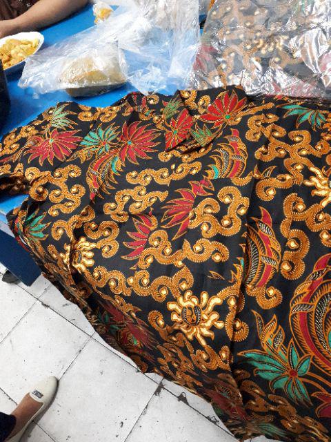 Batik Couple Keluarga Sania Ruffle Ori Ndoro Jowi Dnt Sekar Wangi