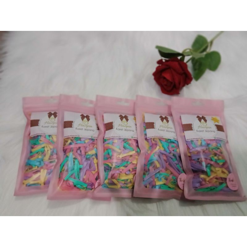 Karet Jepang/Karet Jepang jumbo/ikat rambut/karet Jepang murah