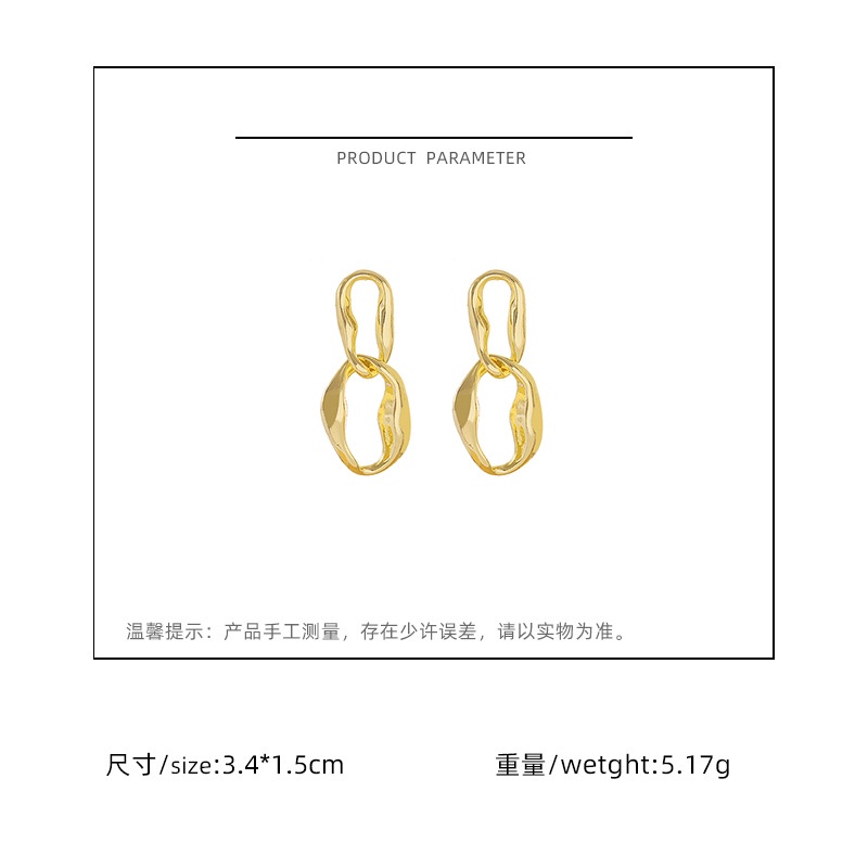 S925 Wanita Korea 2021 baru fashion anting-anting trendi elegan anting-anting vintage anting-anting