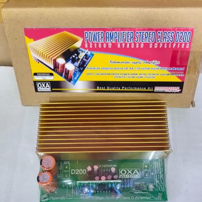 Diskon Kit Power Amplifier Stereo Class D 200