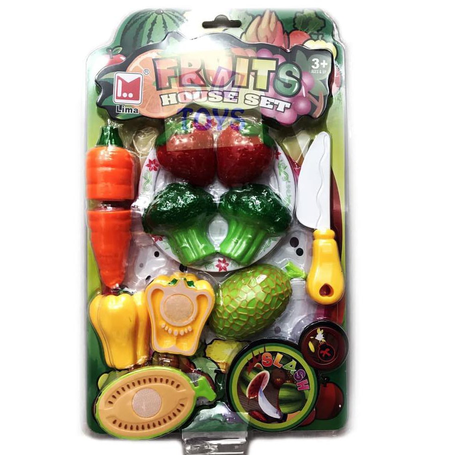 Mainan Anak Buah Potong Slash Fruit Cutting Fruit Fruit House No. 682